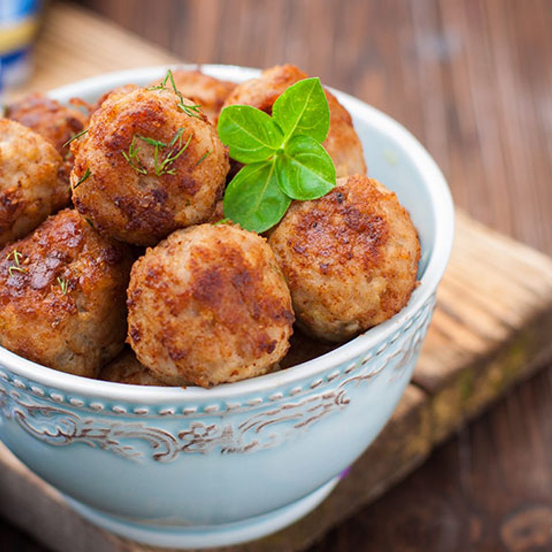 Croquetas de carne, jamón y queso