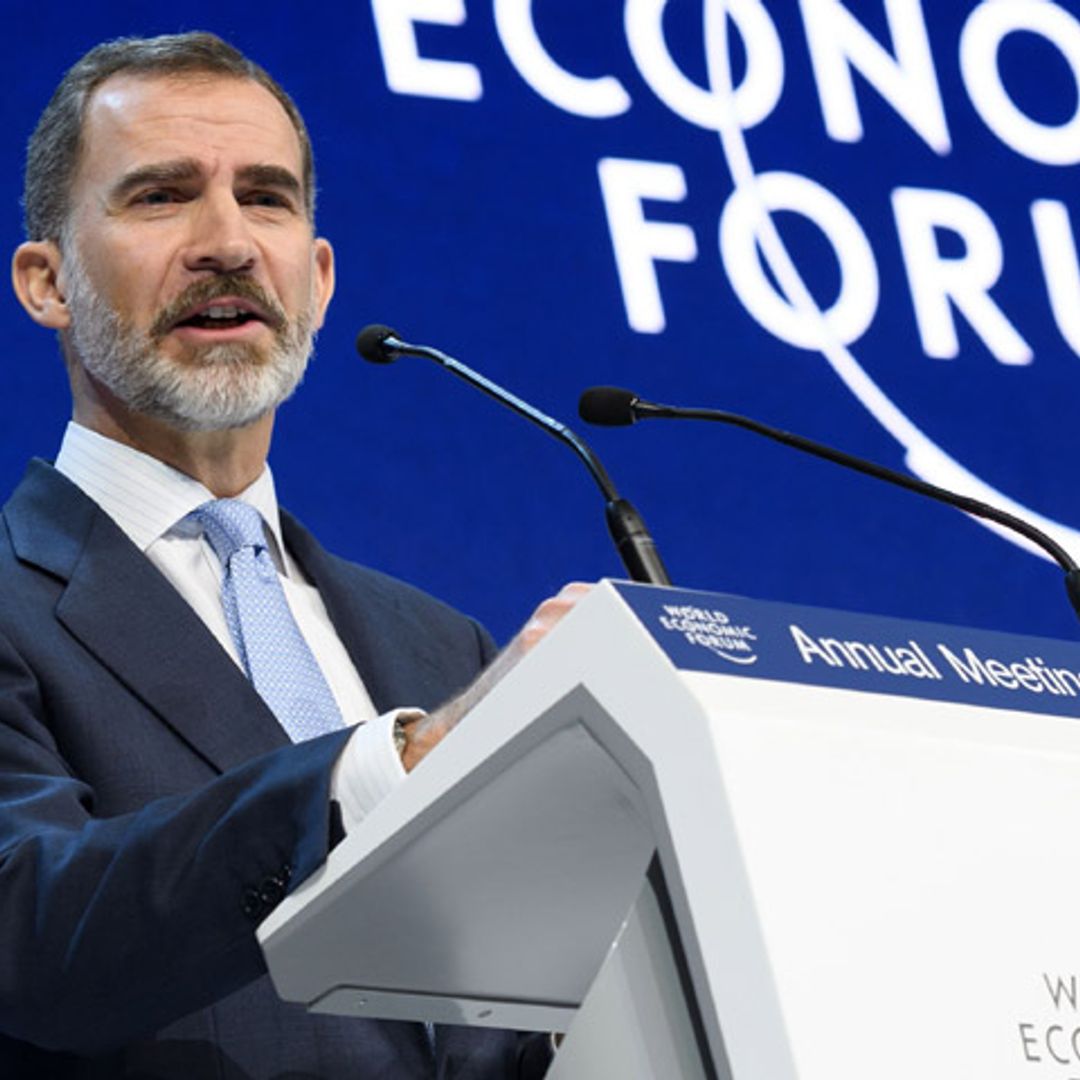 En plena cuenta atrás para su 50º cumpleaños, Felipe VI hace una intervención histórica en Davos