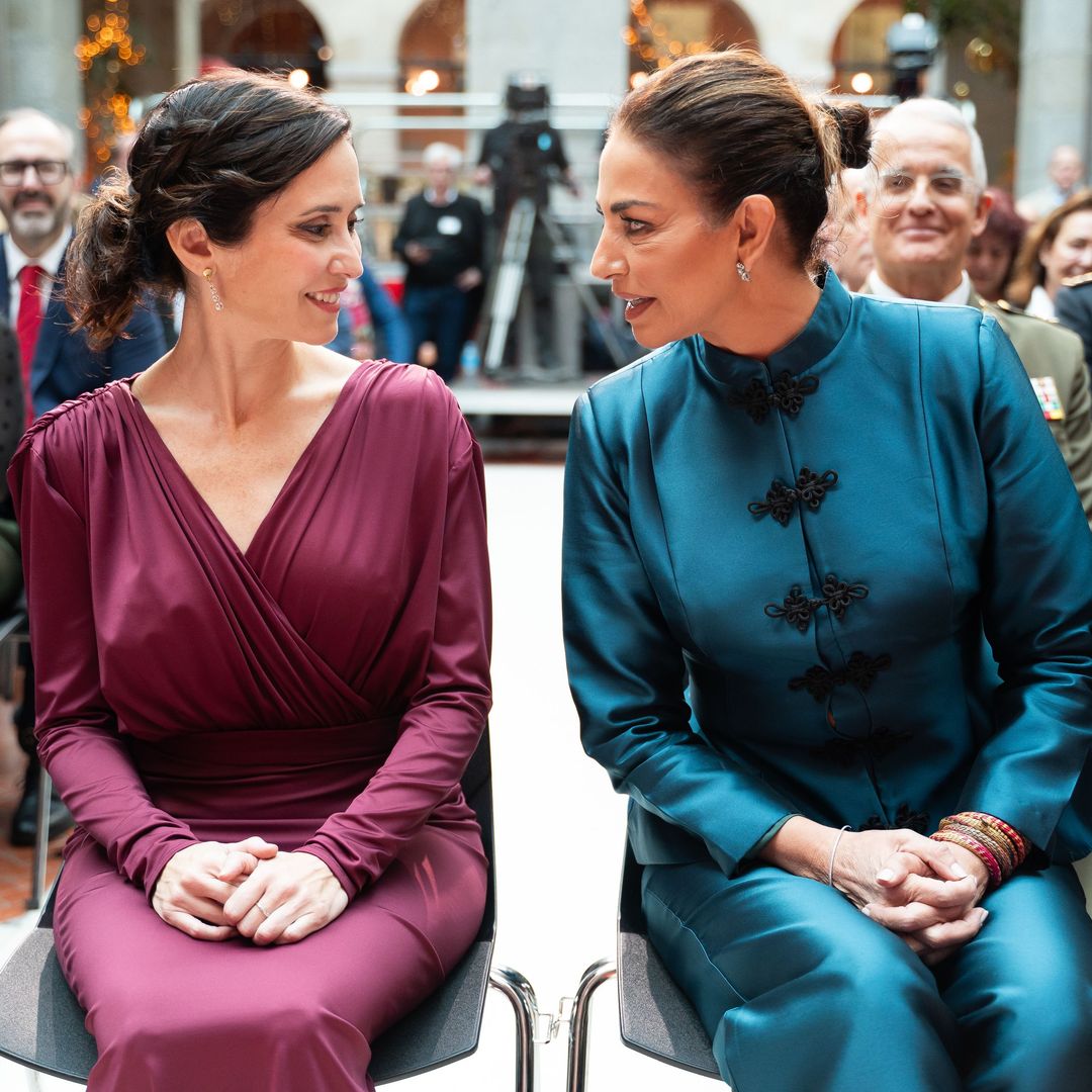 Mariló Montero, embajadora de la moda española con su chaqueta ‘Shanghai’ en su cita con Isabel Díaz Ayuso