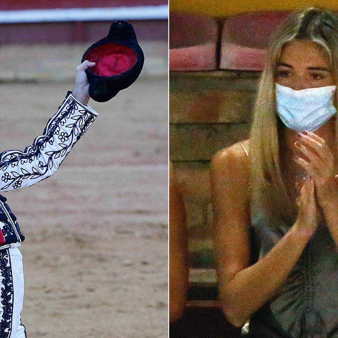Ana Soria acompaña por primera vez a Enrique Ponce en la plaza de toros