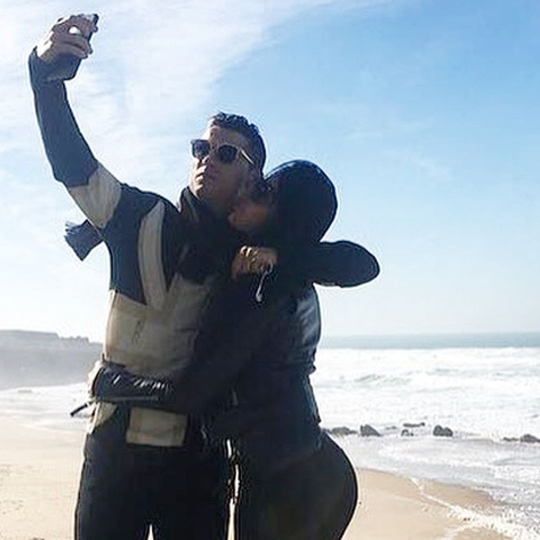 Cristiano Ronaldo y Georgina Rodríguez, todo amor al sol de Portugal