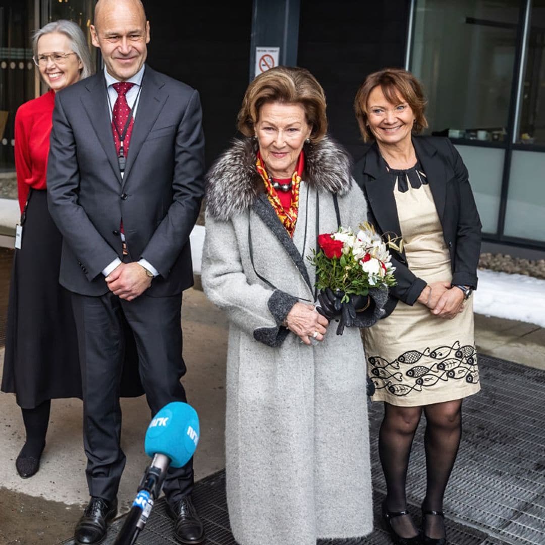 Sonia de Noruega habla sobre la salud de su marido el rey Harald: 'Probablemente volverá a casa en unos días'