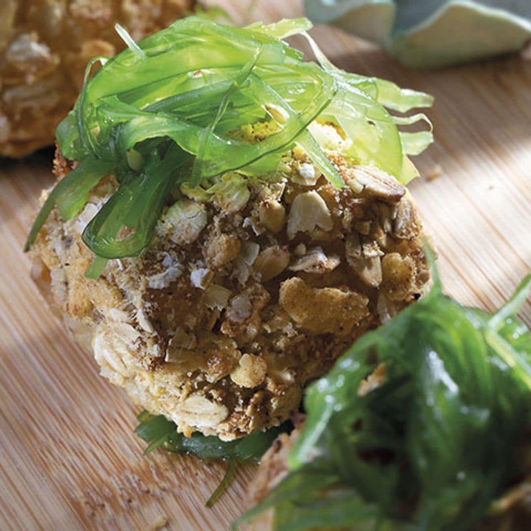 Croquetas vegetales asadas