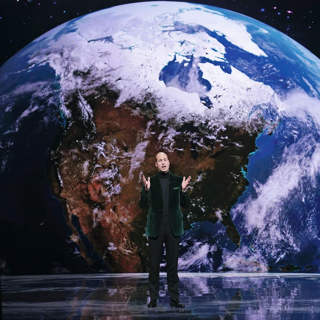 El príncipe en la primera ceremonia de entrega de los premios Earthshot en Londres en 2021