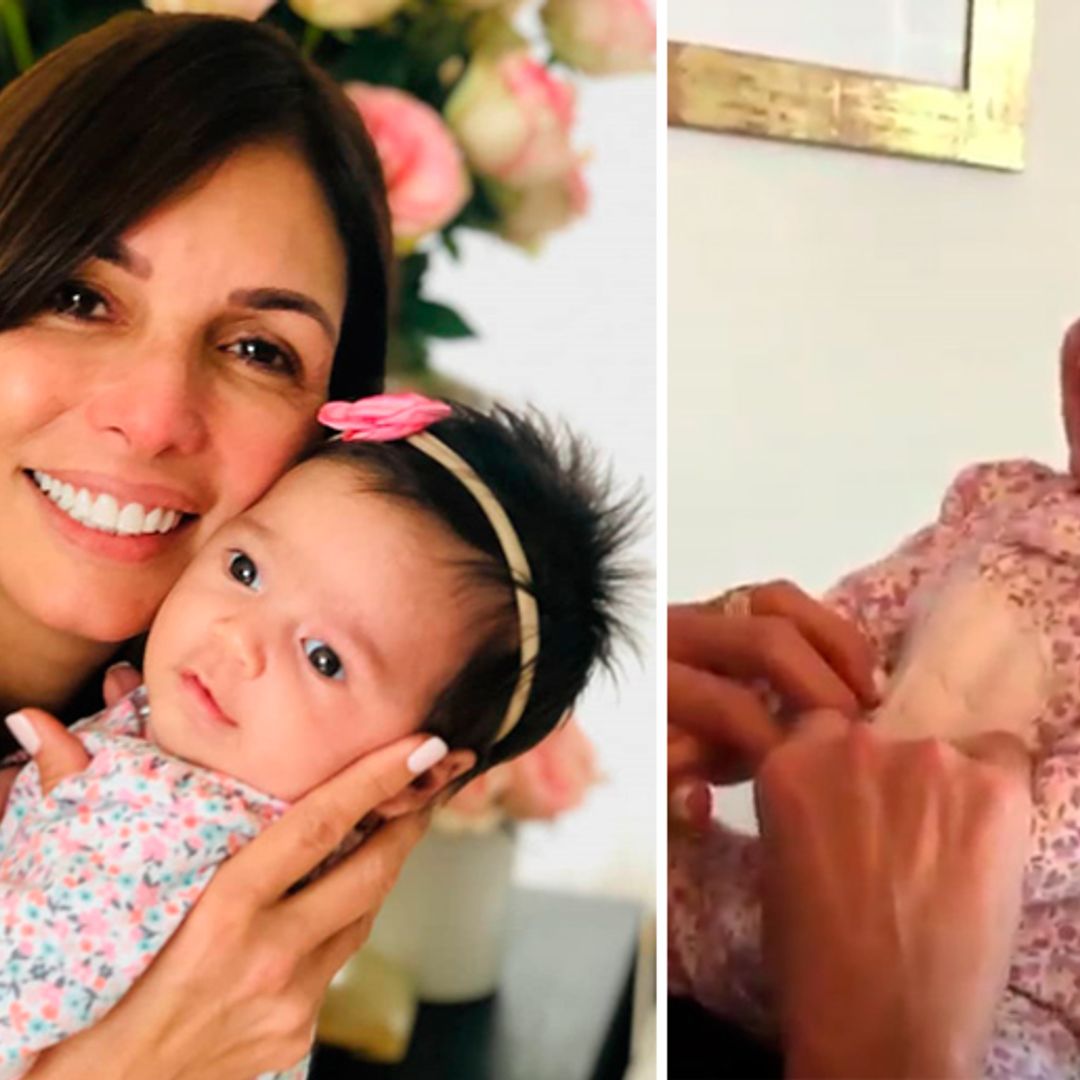 Giselle Blondet y el divertido reencuentro con su nieta Sophia