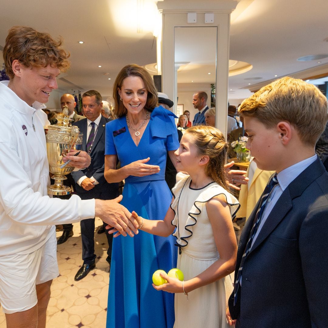 Jannik Sinner revela cómo fue su encuentro con el príncipe George y la princesa Charlotte, tras su victoria en Wimbledon