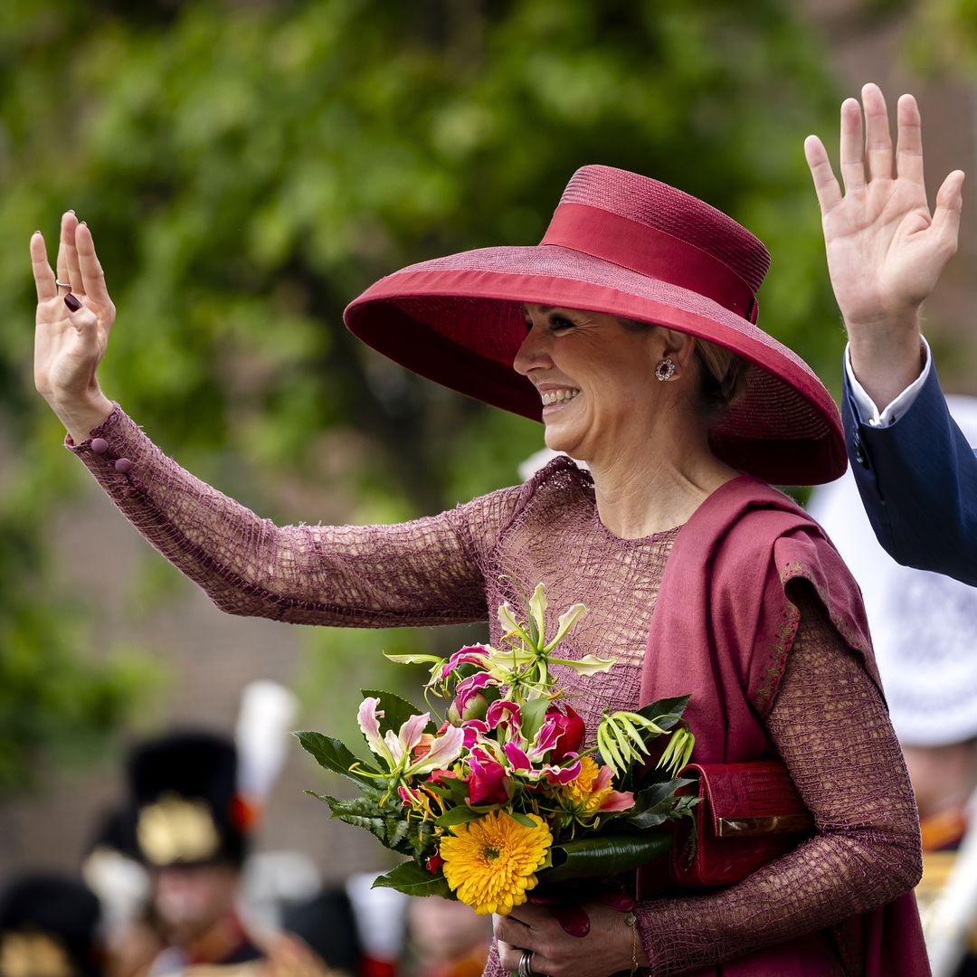 Máxima de Holanda, la reina de las pamelas, arriesga y gana con su vestido semitransparente de 2017 en Limburgo Central