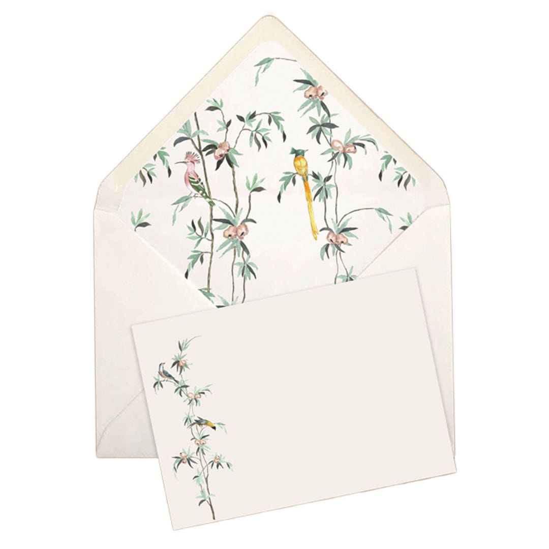 Papelería Garden of Paradise, de Tatiana de Nicolay (23 € aprox. el pack de 5)