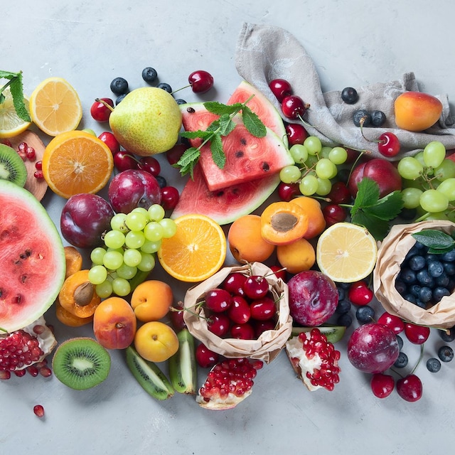 Frutas frescas de veranno