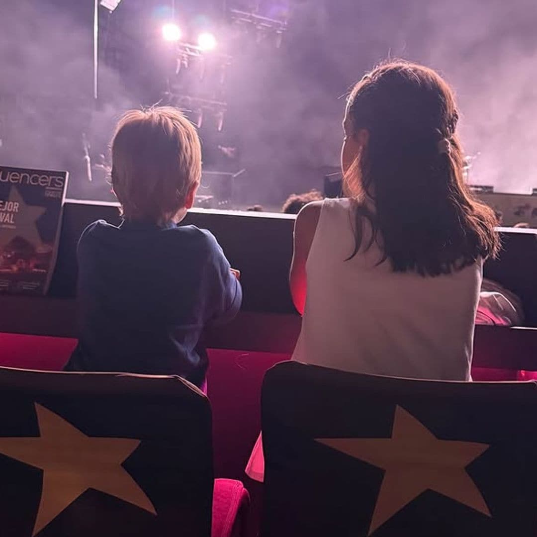 Los hijos de Francisco Rivera y Lourdes Montes en el concierto de Camilo
