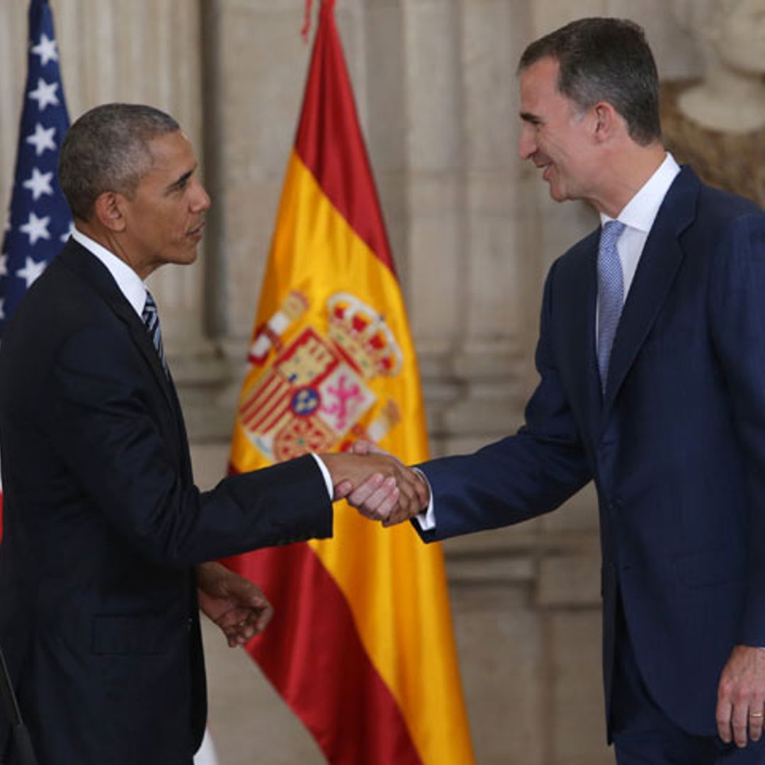 Barack Obama, en su reunión con el rey Felipe: 'La primera vez que vine a Madrid fue con una mochila'