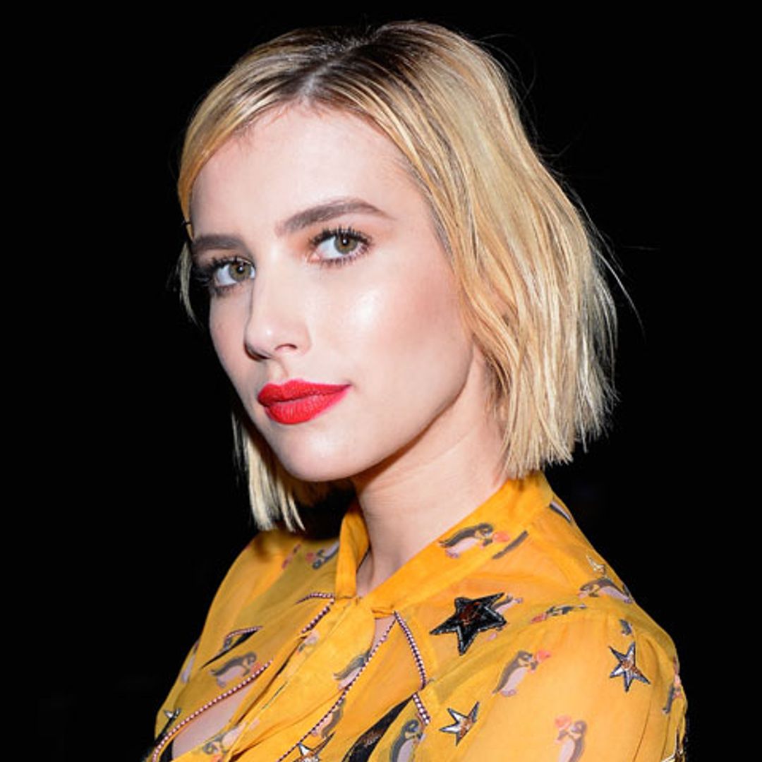 Emma Roberts o la magia del flequillo 'lifting' en los Critic's Choice Awards