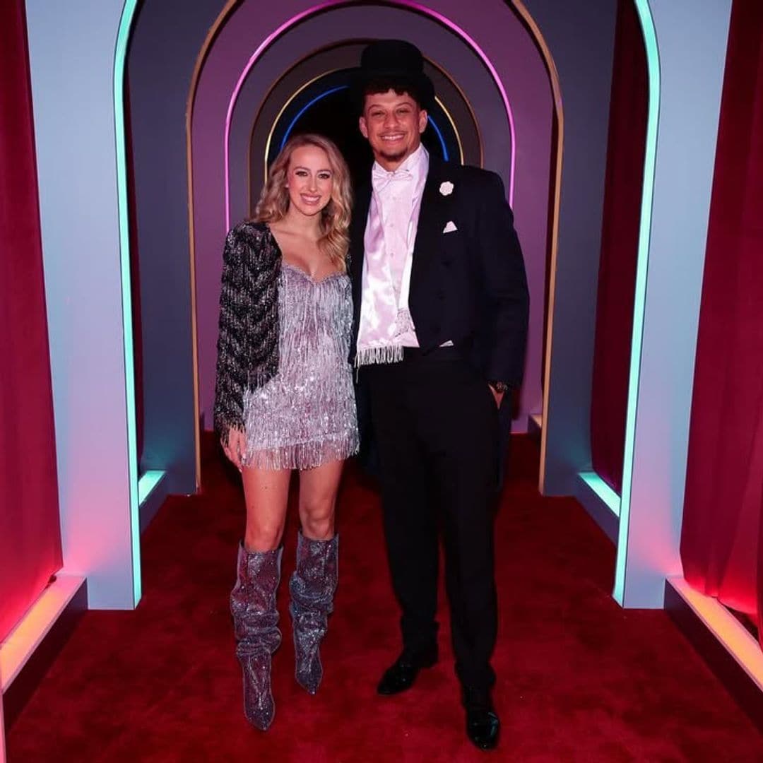 Brittany Lynnes con su marido Patrick Mahomes