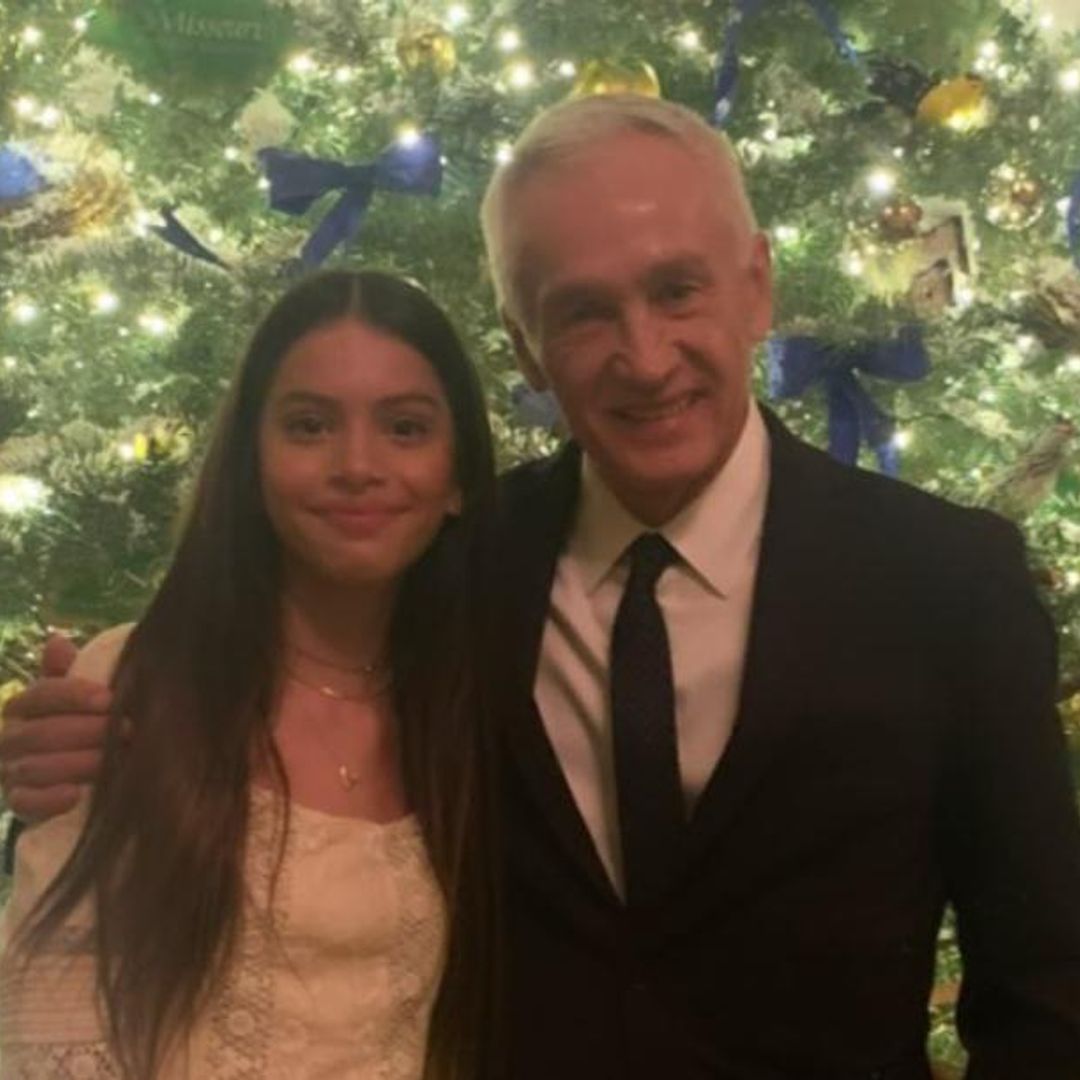 Acompañda por Jorge Ramos, la hija de ‘Chiqui’ Delgado, acude a su primera cena en la Casa Blanca
