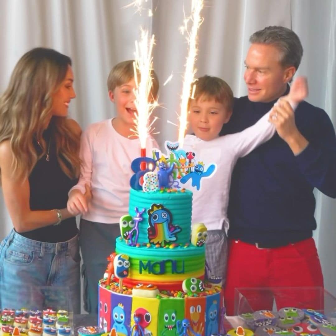 Lejos de la polémica, Anahí celebra el cumpleaños de su hijo Manu con una espectacular fiesta
