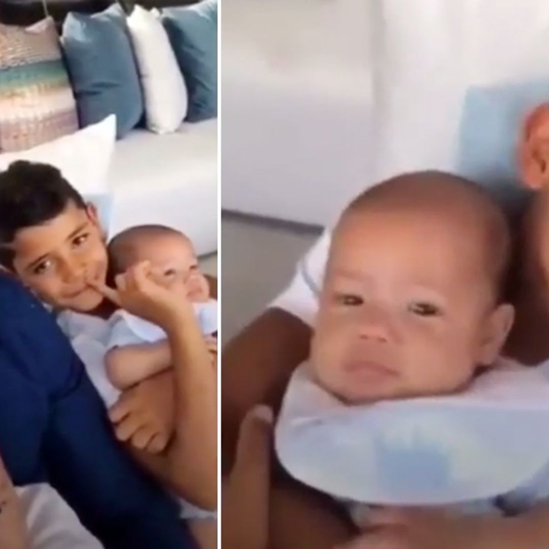 ¡Un padrazo! Así es Cristiano Ronaldo en la intimidad de su casa con Georgina y sus tres hijos