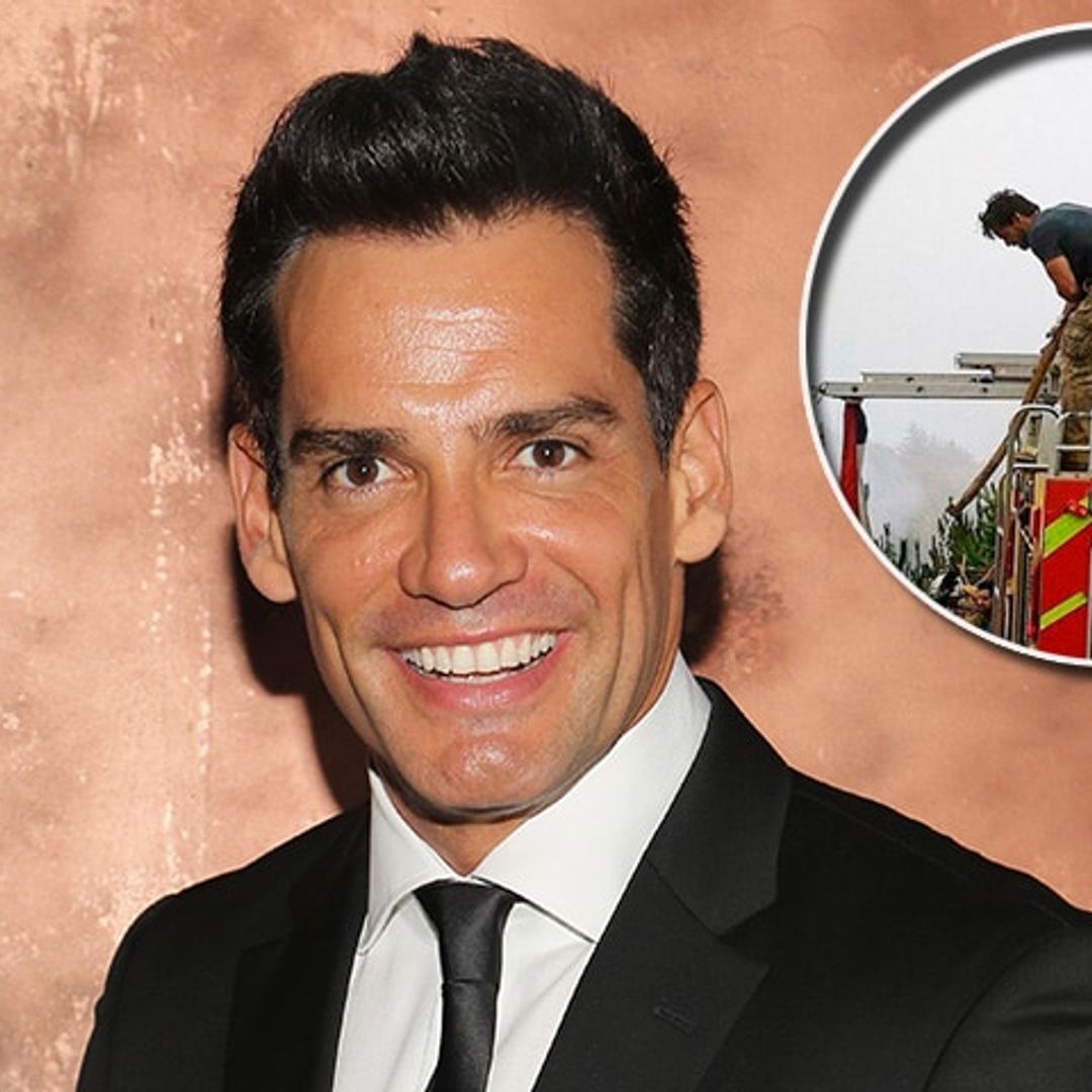 No, no es ficción: Cristian de la Fuente se convierte en bombero para ayudar a su país