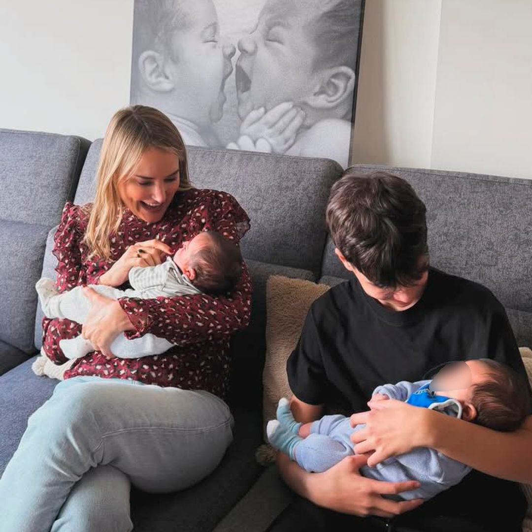 El momento más tierno de Alba Carrillo y su hijo Lucas al conocer a los bebés de Estela Grande: "Mío, tuyos, nuestros"