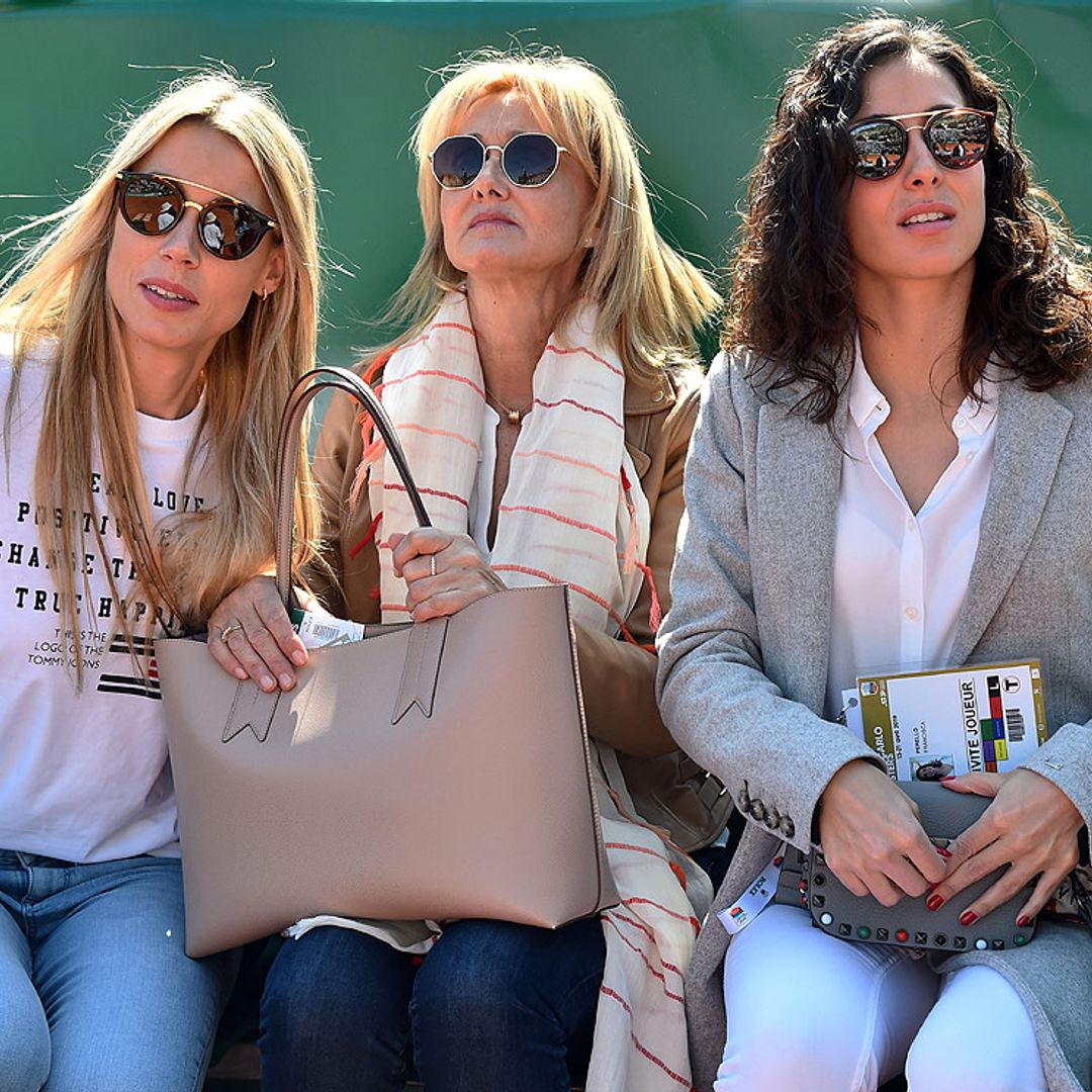Mery Perelló y la familia de Rafa Nadal, los mejores apoyos del tenista en Montecarlo