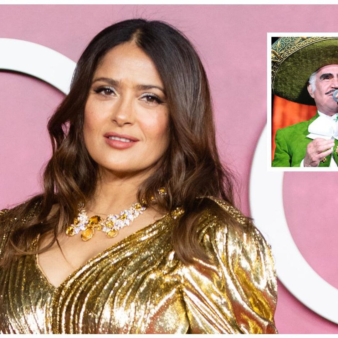 Salma Hayek rinde un homenaje al legendario Vicente Fernández