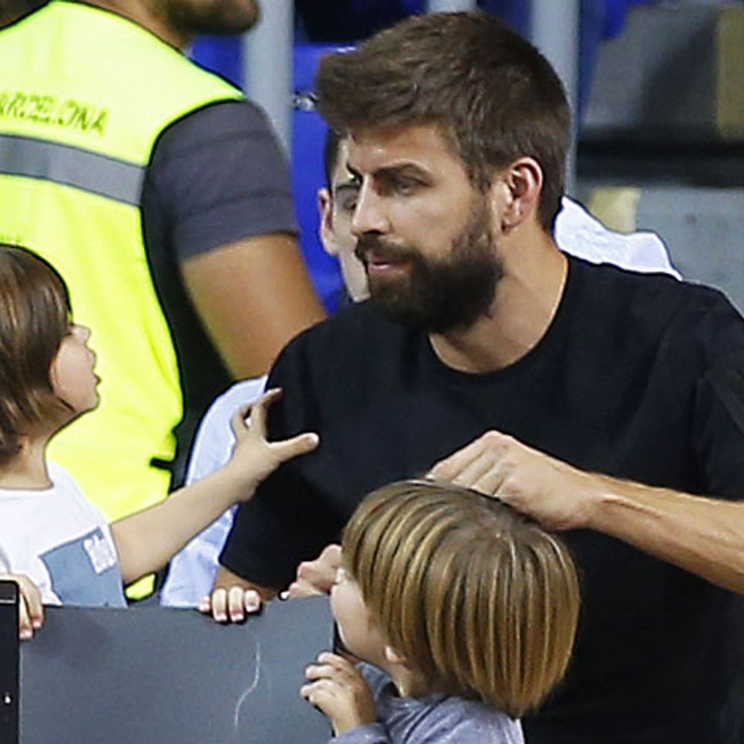 ¡Tarde de chicos! Mientras Shakira ensaya, Gerard Piqué y sus hijos se van al baloncesto