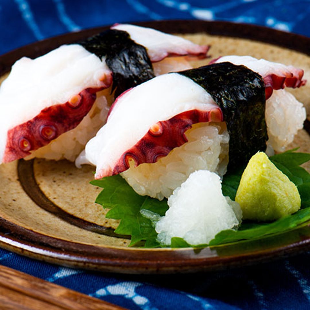 'Sushi' de pulpo