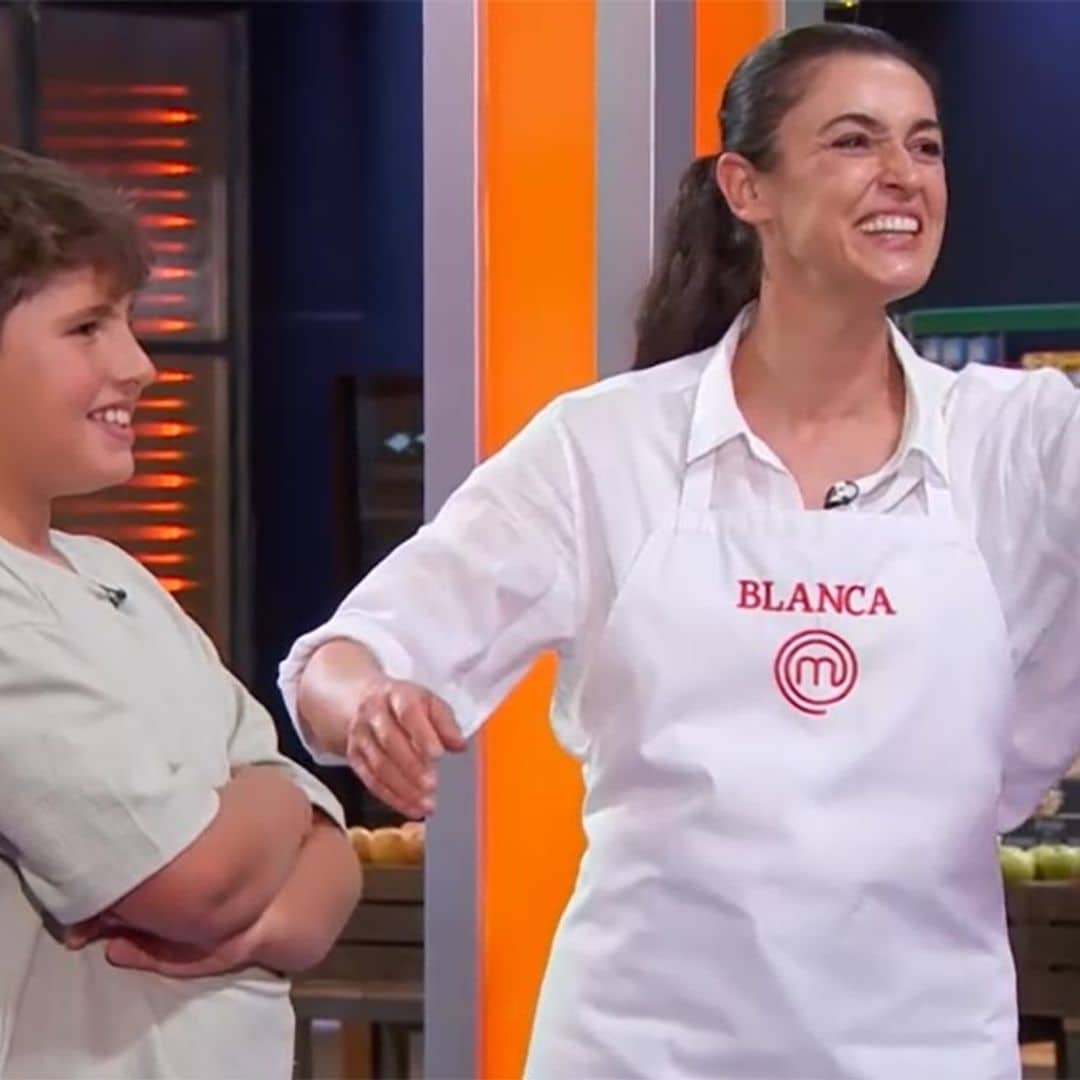 Blanca Romero recibe la visita de su hijo Martín, de 11 años, y protagoniza una de las anécdotas más divertidas de 'MasterChef'