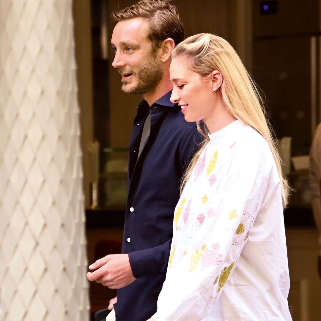 EXCLUSIVA. Beatrice Borromeo y Pierre Casiraghi, primeras fotos tras el anuncio de embarazo, en Barcelona
