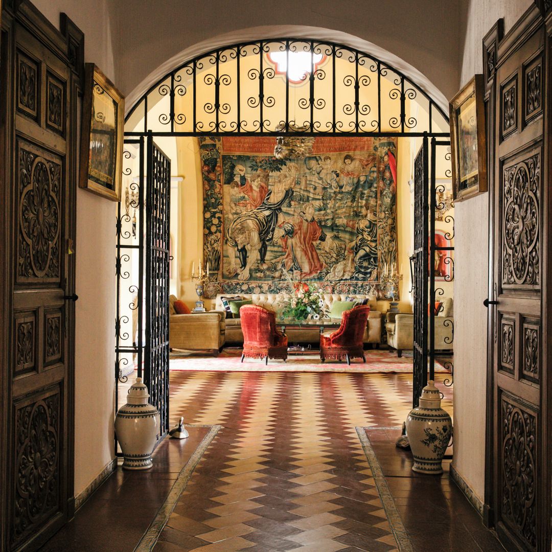 El salón de la hacienda andaluza "El pino de San Antonio", de Federica de Vallés y Huesca