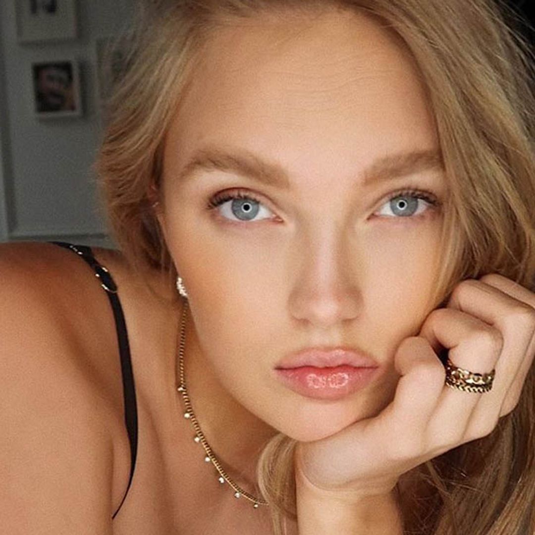 Romee Strijd muestra los avances en su embarazo con la lencería más 'sexy'