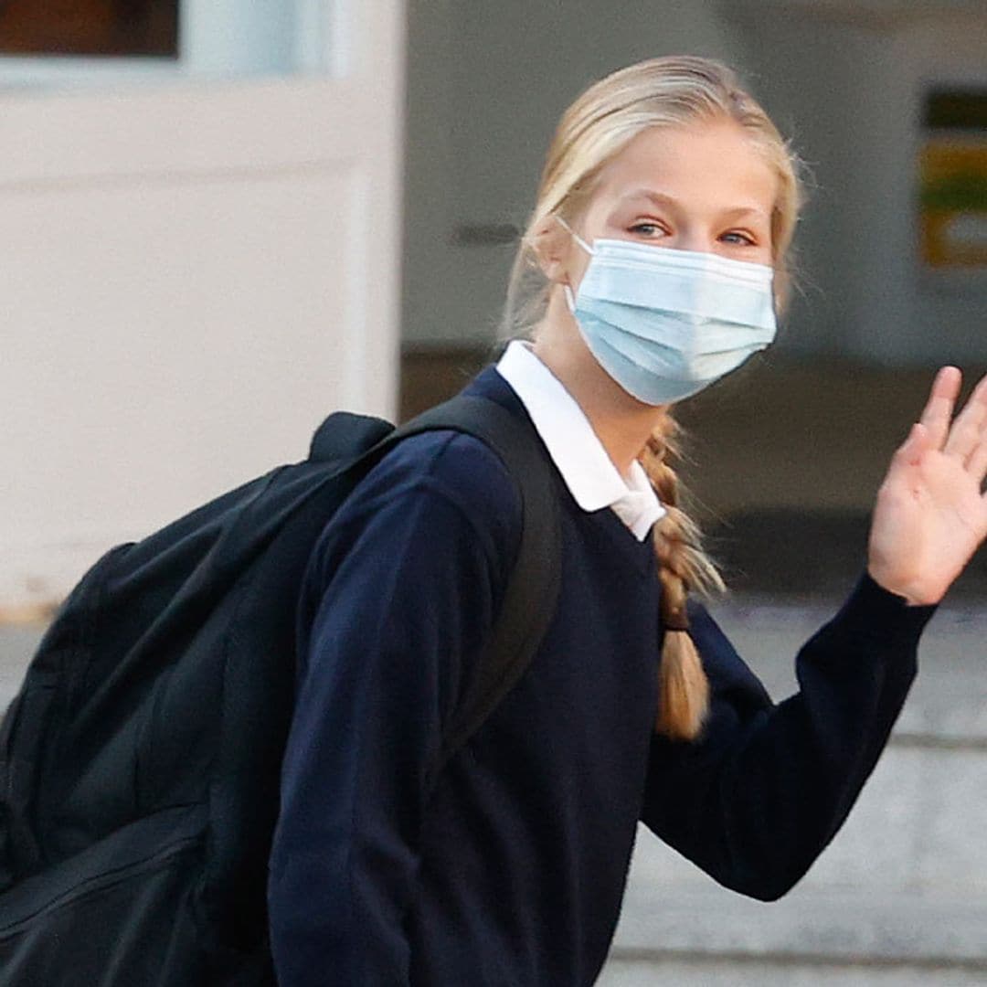 La princesa Leonor da negativo en coronavirus pero seguirá en cuarentena