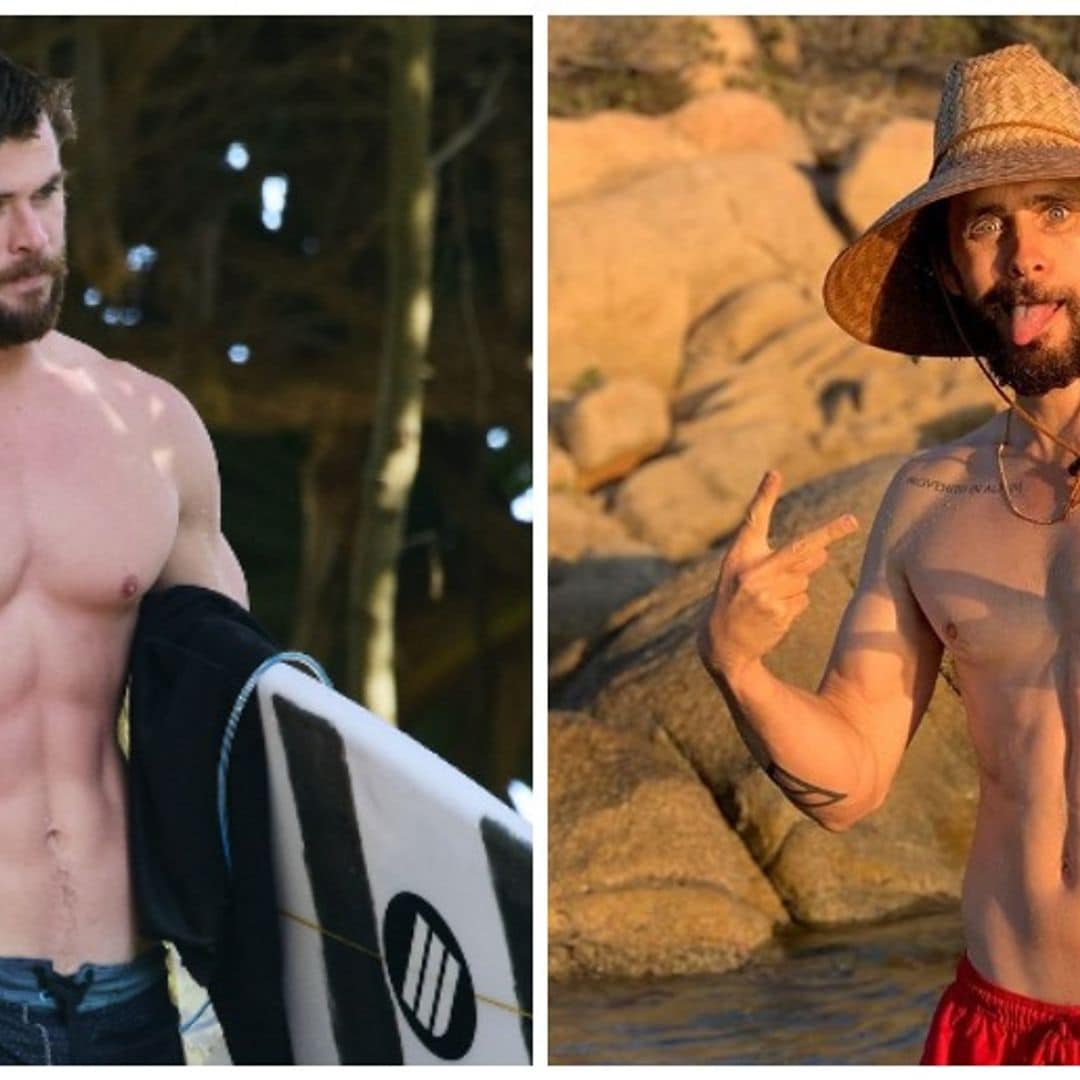 Chris Hemsworth y otros famosos con los mejores 'six-pack' del espectáculo