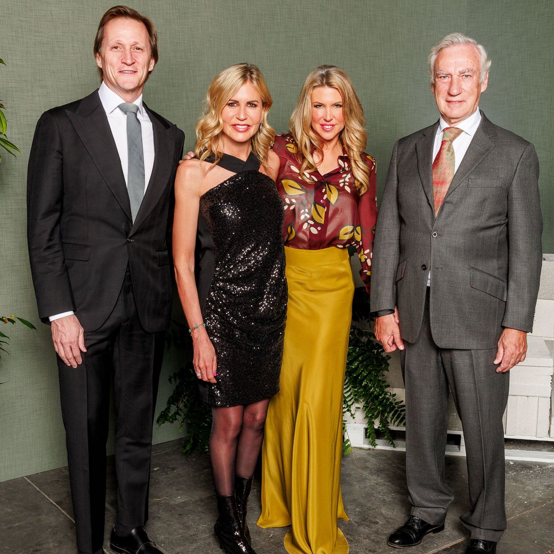 Kiko Gámez y Patricia Cerezo junto a Patricia Olmedilla, con un diseño de Clo emotional desing, y Gonzalo de la Cierva en el evento de Casa Aladina