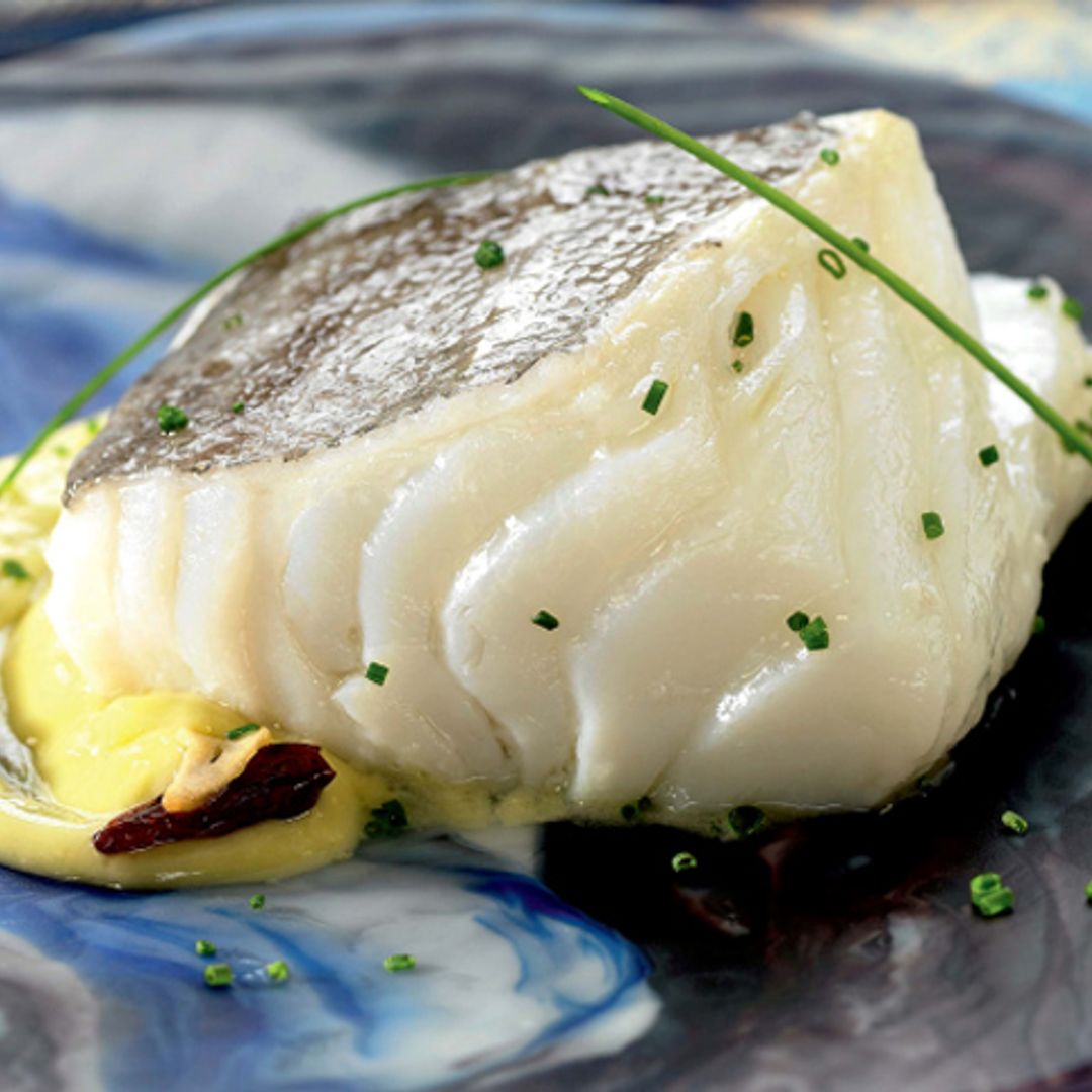 Bacalao confitado con alioli de cayena
