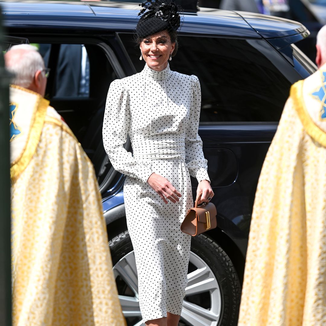 El homenaje de Kate Middleton a Diana de Gales con su vestido de lunares en Westminster