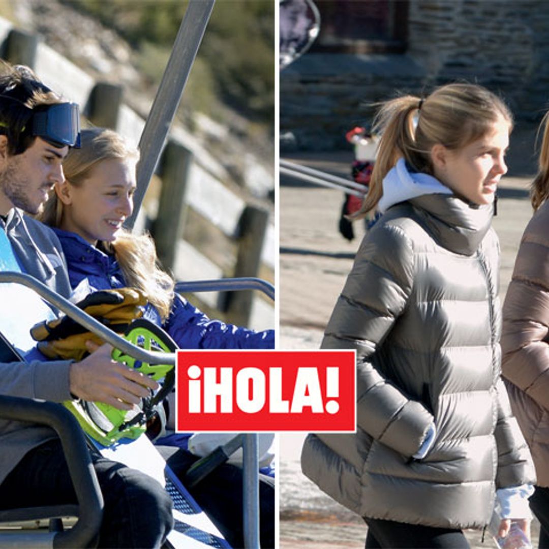 Fotografías exclusivas en ¡HOLA!: los hijos de Julio Iglesias y Miranda, divertidas vacaciones en Sierra Nevada