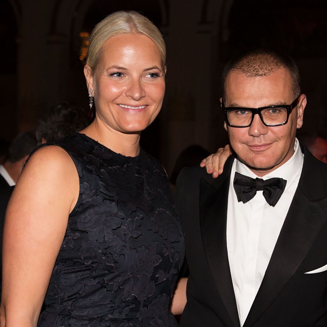 Mette-Marit of Norway y Boris Nikolic en Nueva York en el año 2014