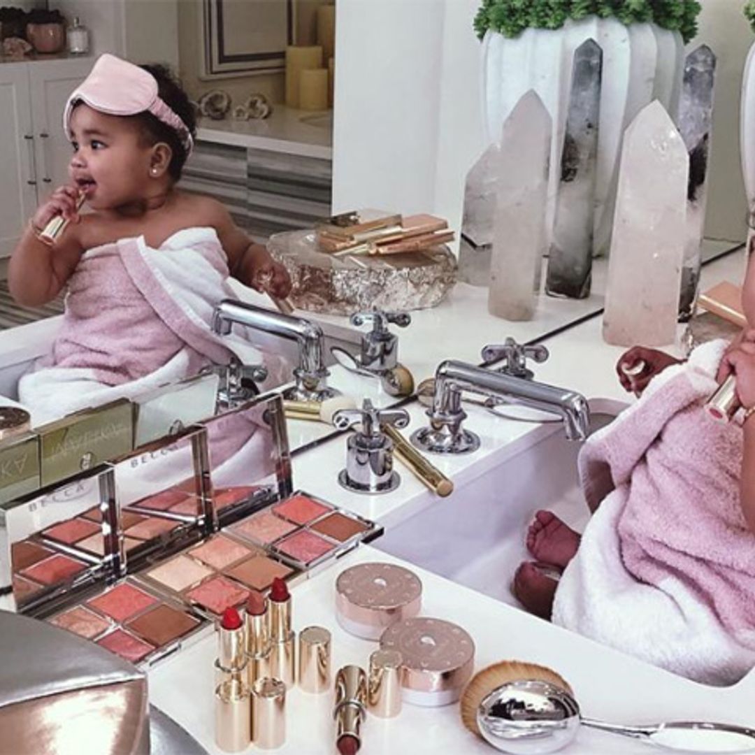 True, la hija de Khloé Kardashian, tras los pasos de su madre