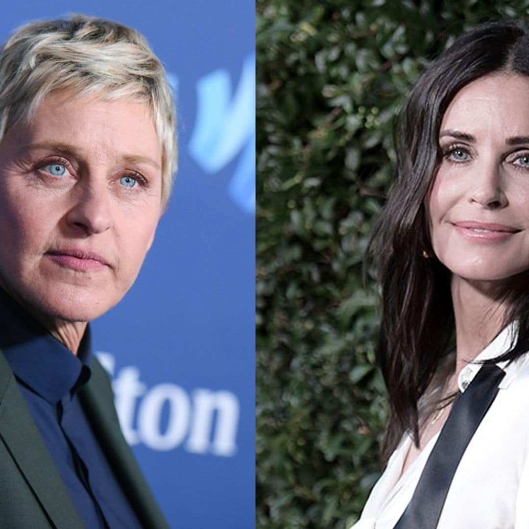 Este es el motivo por el que Ellen DeGeneres se ha mudado a casa de Courteney Cox