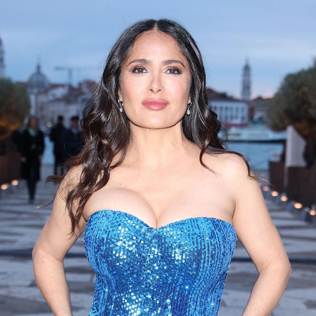 Salma Hayek, como la hincha más apasionada de la selección de Inglaterra en la Eurocopa 2024