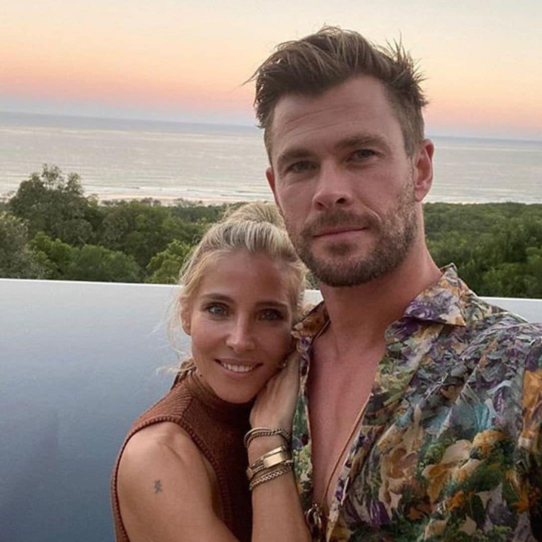 La divertida imagen con la que Elsa Pataky felicita a Chris Hemsworth por ser un 'papá increíble'