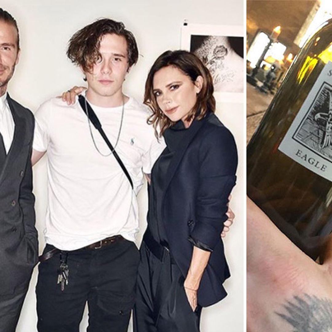 Los Beckham tiran la casa por la ventana brindando con un vino de 3.000 euros