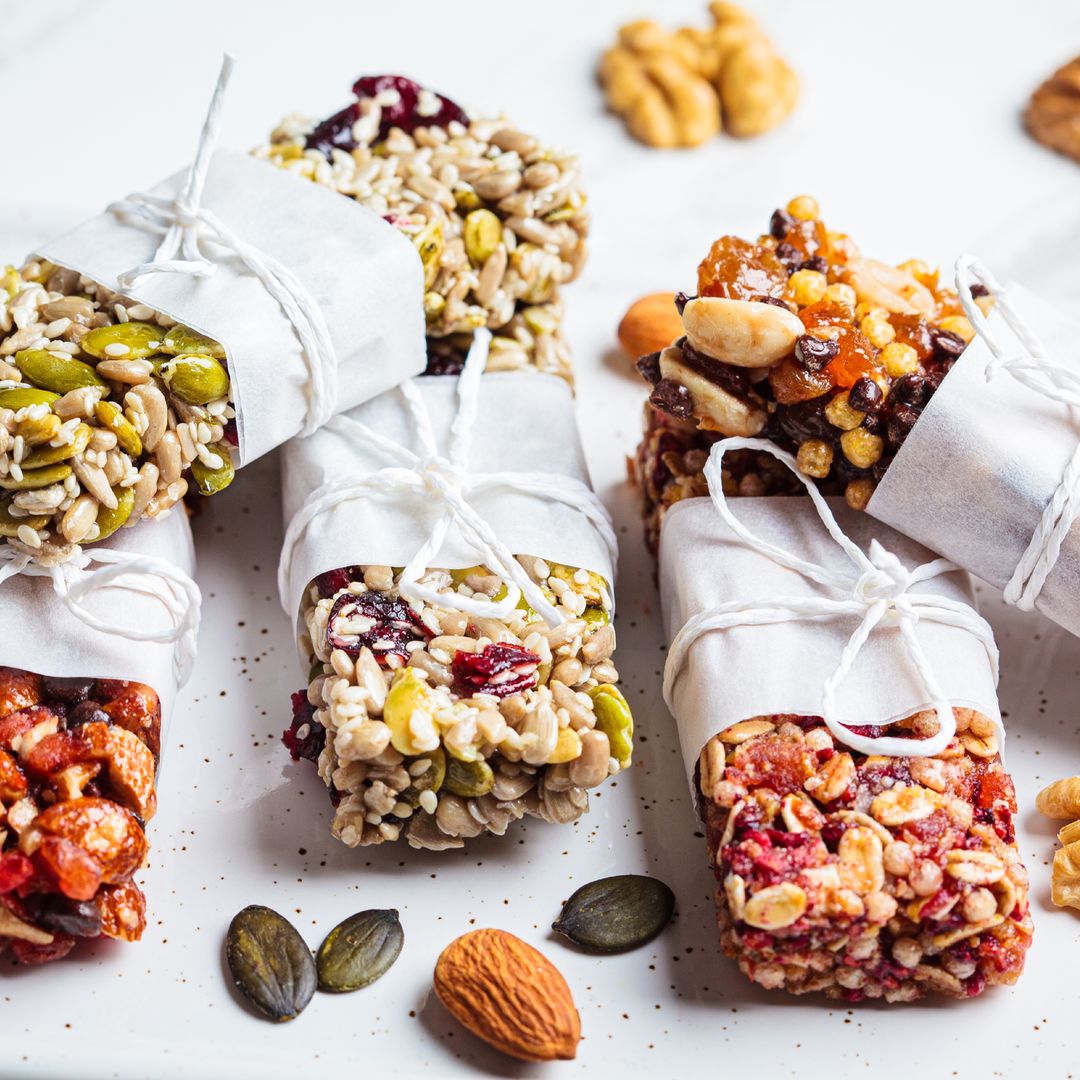 Barritas energéticas caseras: el snack práctico y saludable para el día a día
