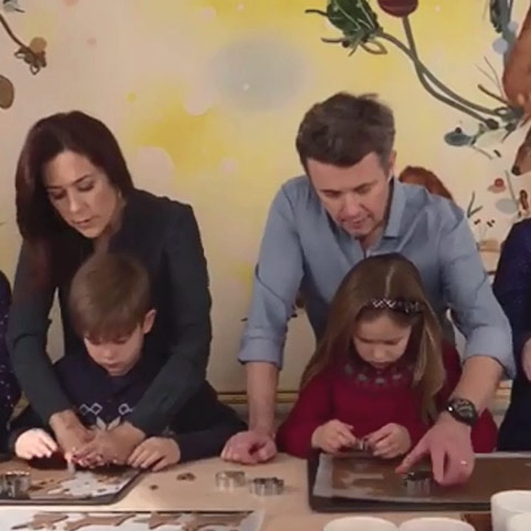 ¡Galletas en palacio! La dulce Navidad de Federico y Mary de Dinamarca con sus hijos
