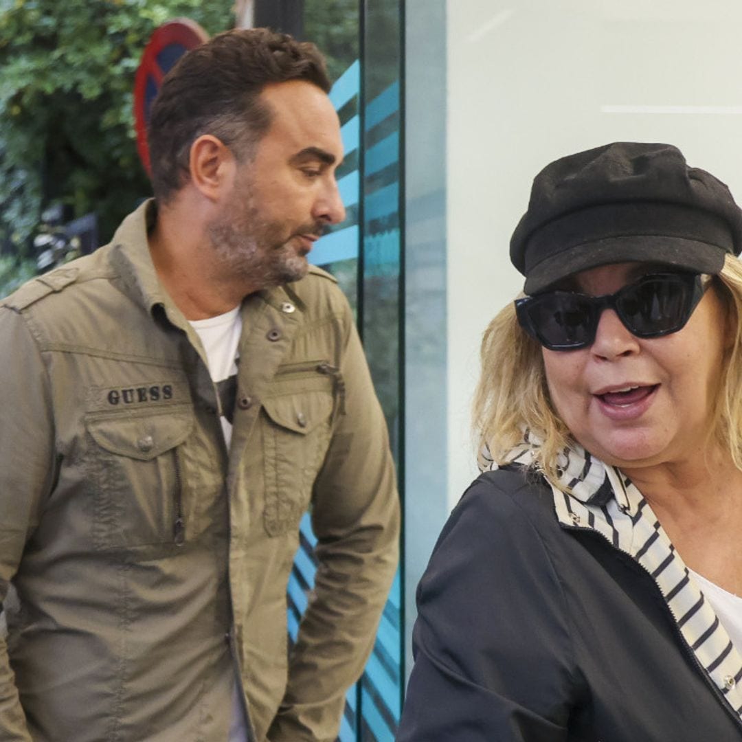 Terelu y Carmen Borrego, a la cabeza de toda la familia que arropa a María Teresa Campos