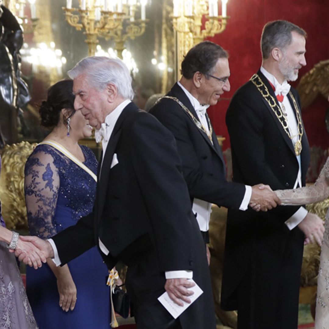 Isabel Preysler y Mario Vargas Llosa, entre los invitados a la cena que los Reyes ofrecieron al presidente de Perú y su mujer