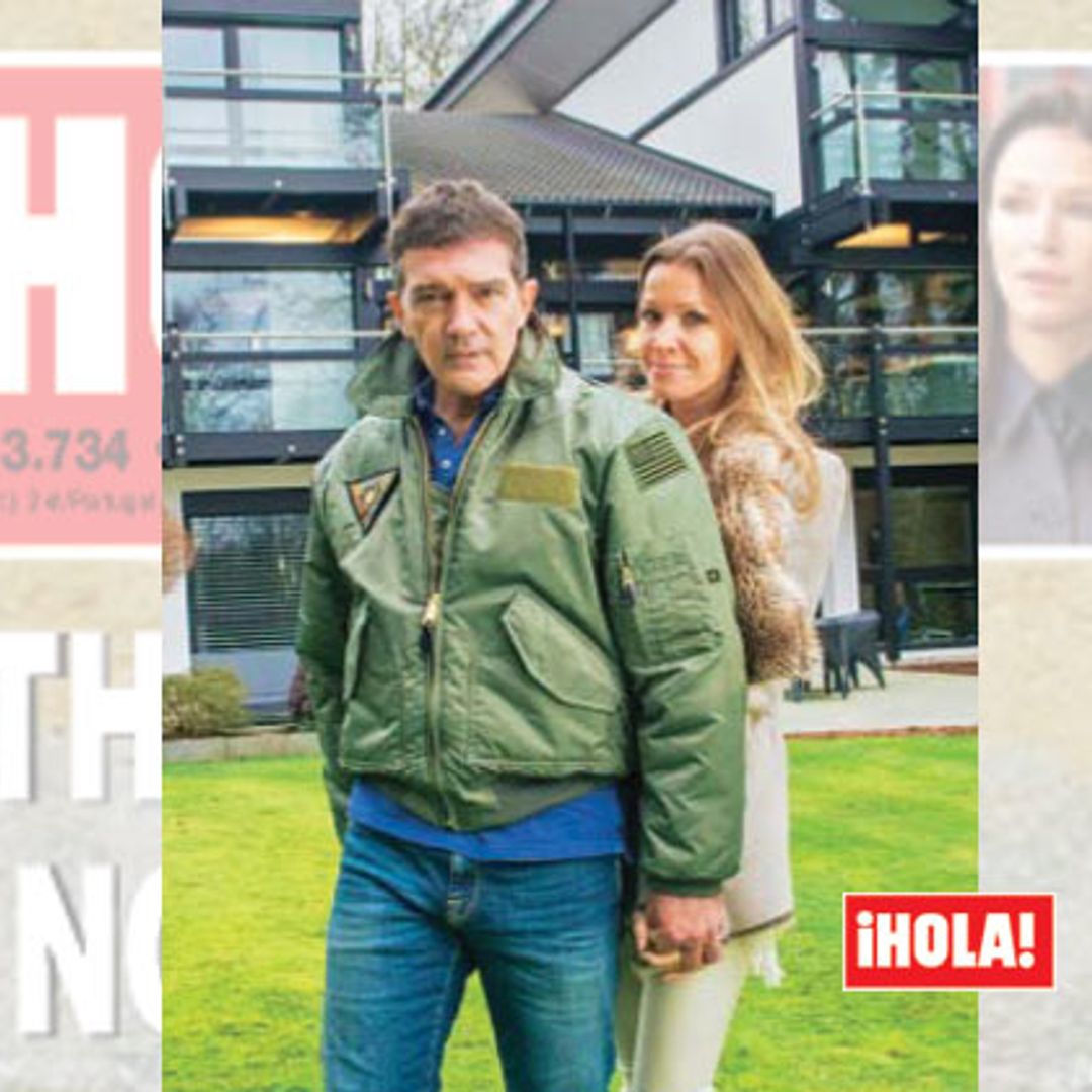 Exclusiva en ¡HOLA!: Antonio Banderas y Nicole Kimpel nos reciben en su fantástica casa del sur de Londres