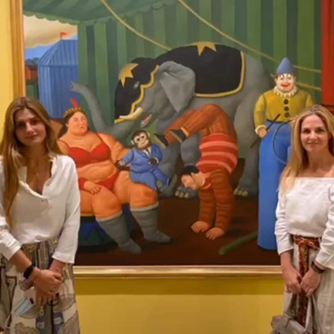 Genoveva Casanova presume de su hija Amina durante una tarde cultural