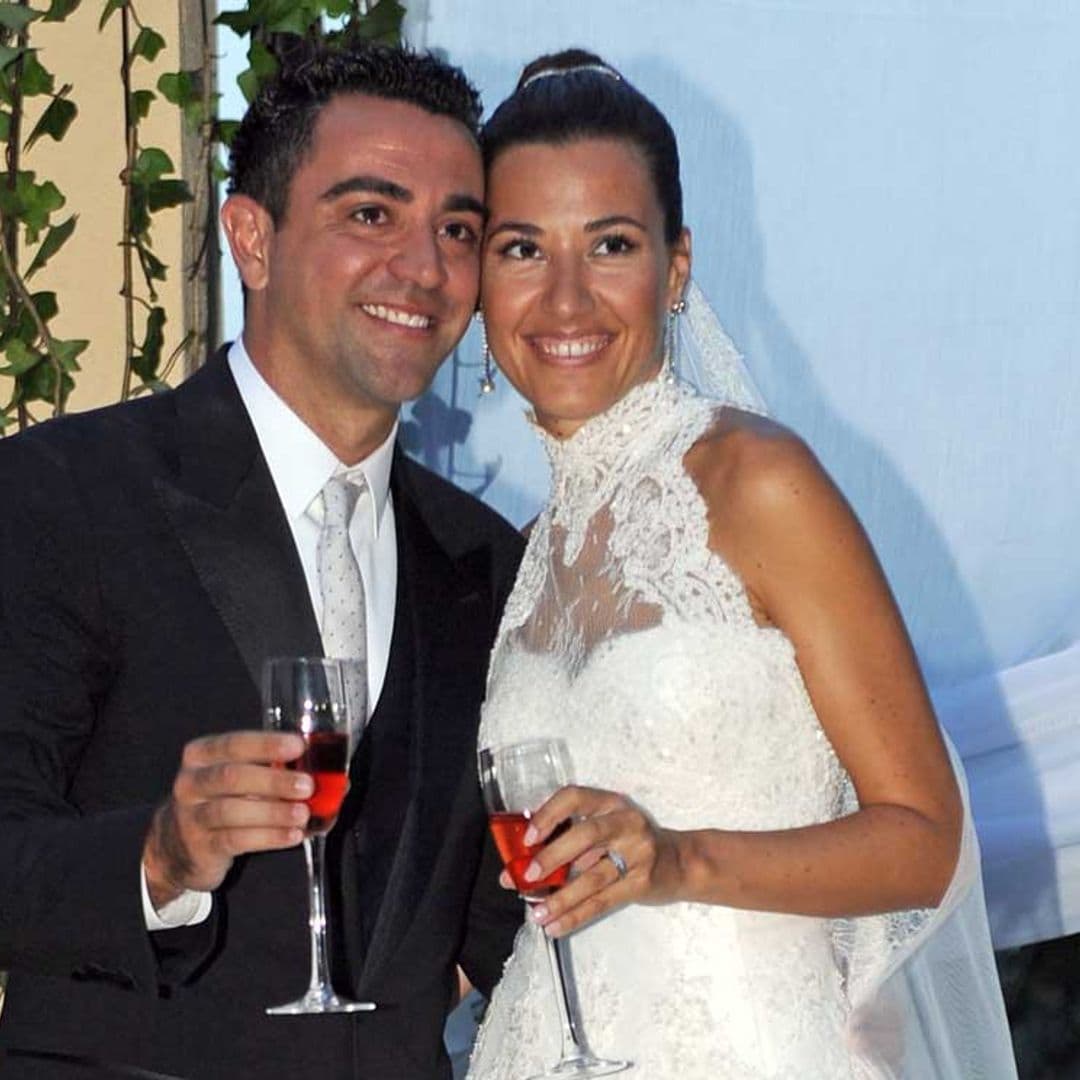 Recordamos la boda de Xavi Hernández y Nuria Cunillera cuando se cumple el noveno aniversario del 'sí, quiero'