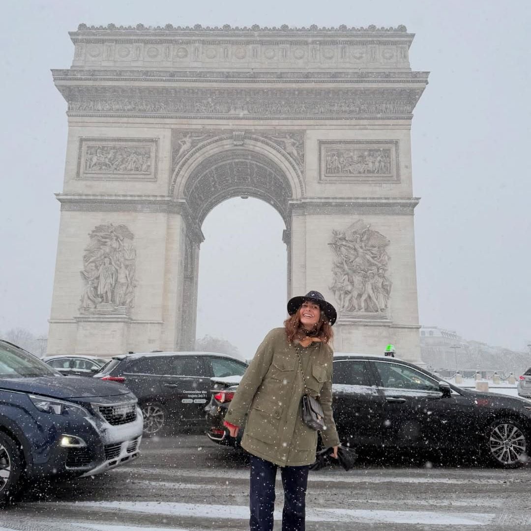 El viaje más especial de Nuria Roca y Juan del Val: París nevado y en familia